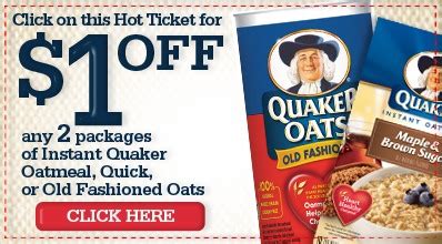 Quaker Coupon Deals & Promo Codes .